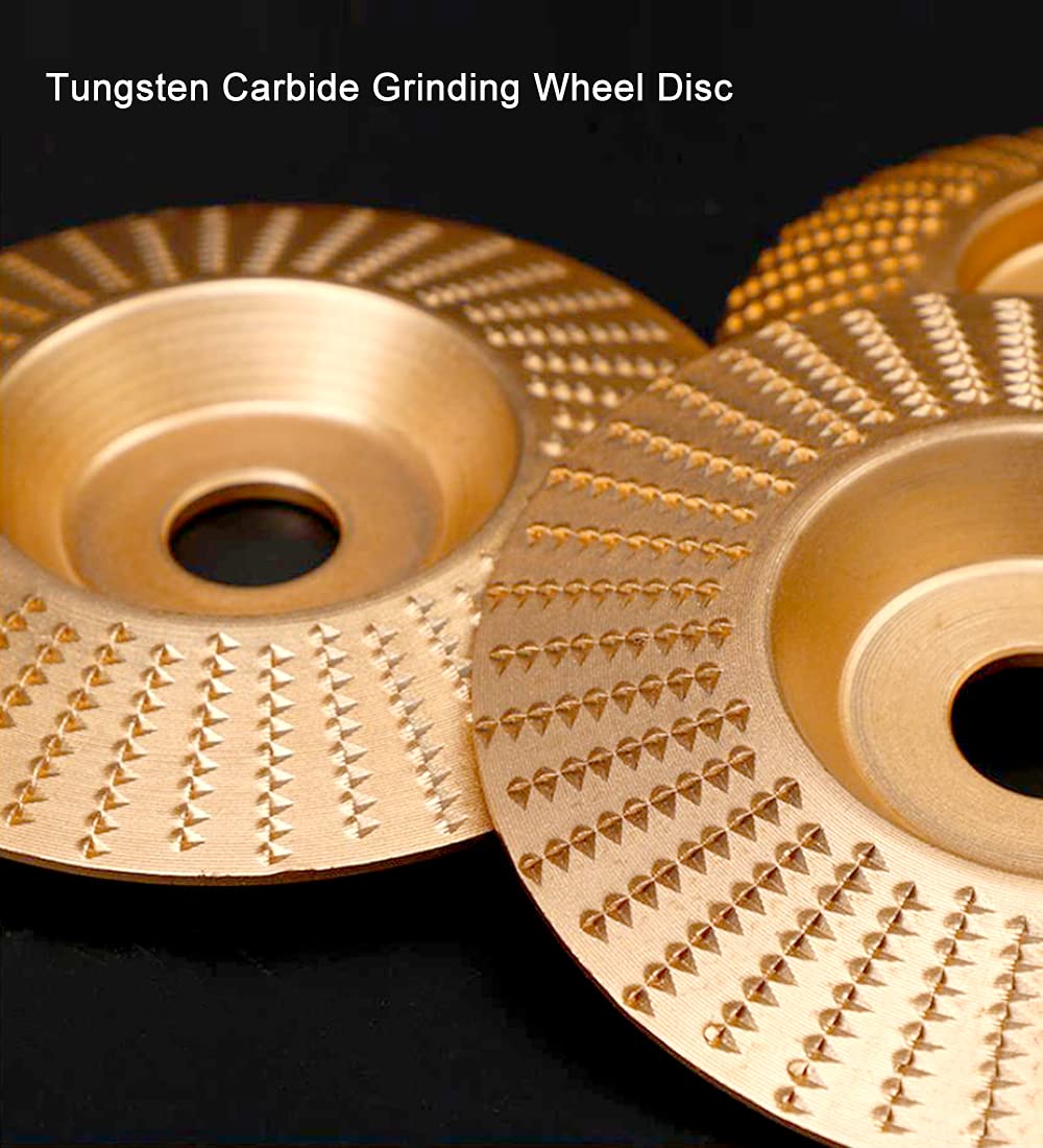 4pcs Tungsten Carbide Grinding Wheel Disc Set for Angle Grinder Q38712
