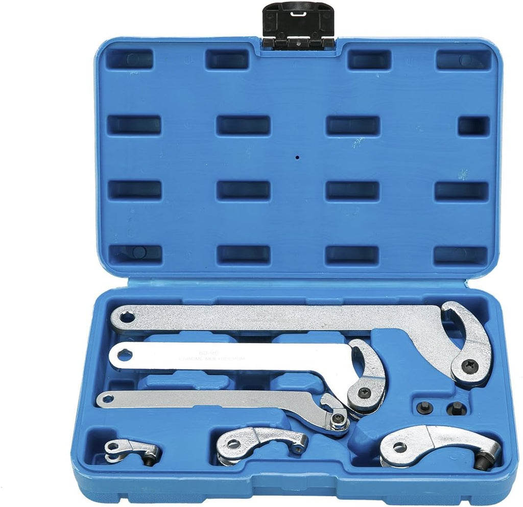 Adjustable Hook And Pin Wrench Spanner Tool Set Pack of 2 Y85568