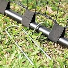Black Portable Soccer Rebounder Net with Carry Bag G685623