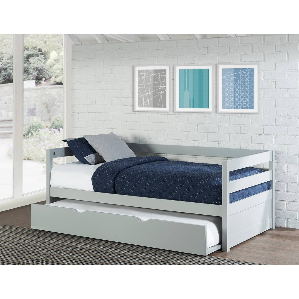 Gray Daybed with Trundle G19216