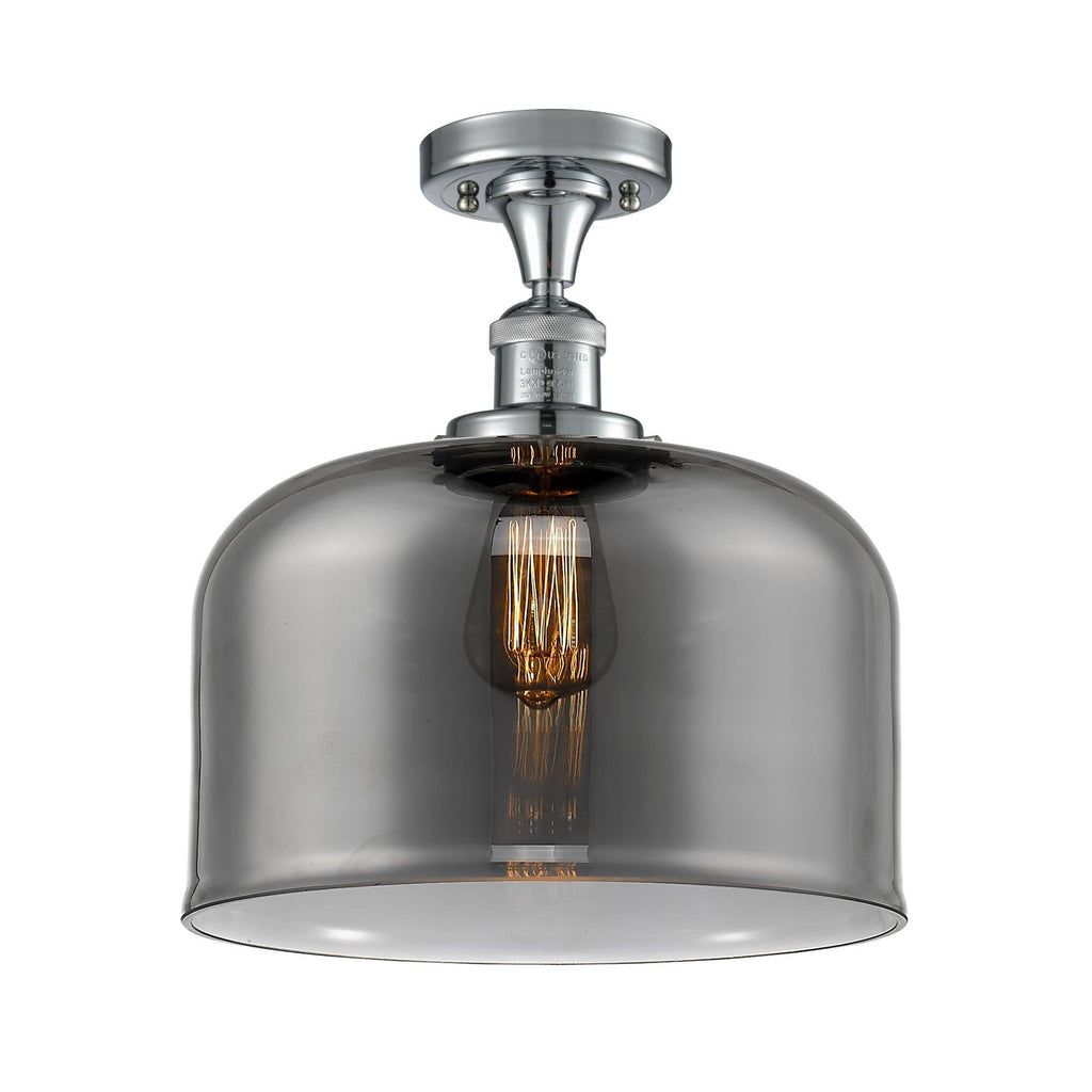 X-Large Bell 1 Light Semi-Flush Mount A761