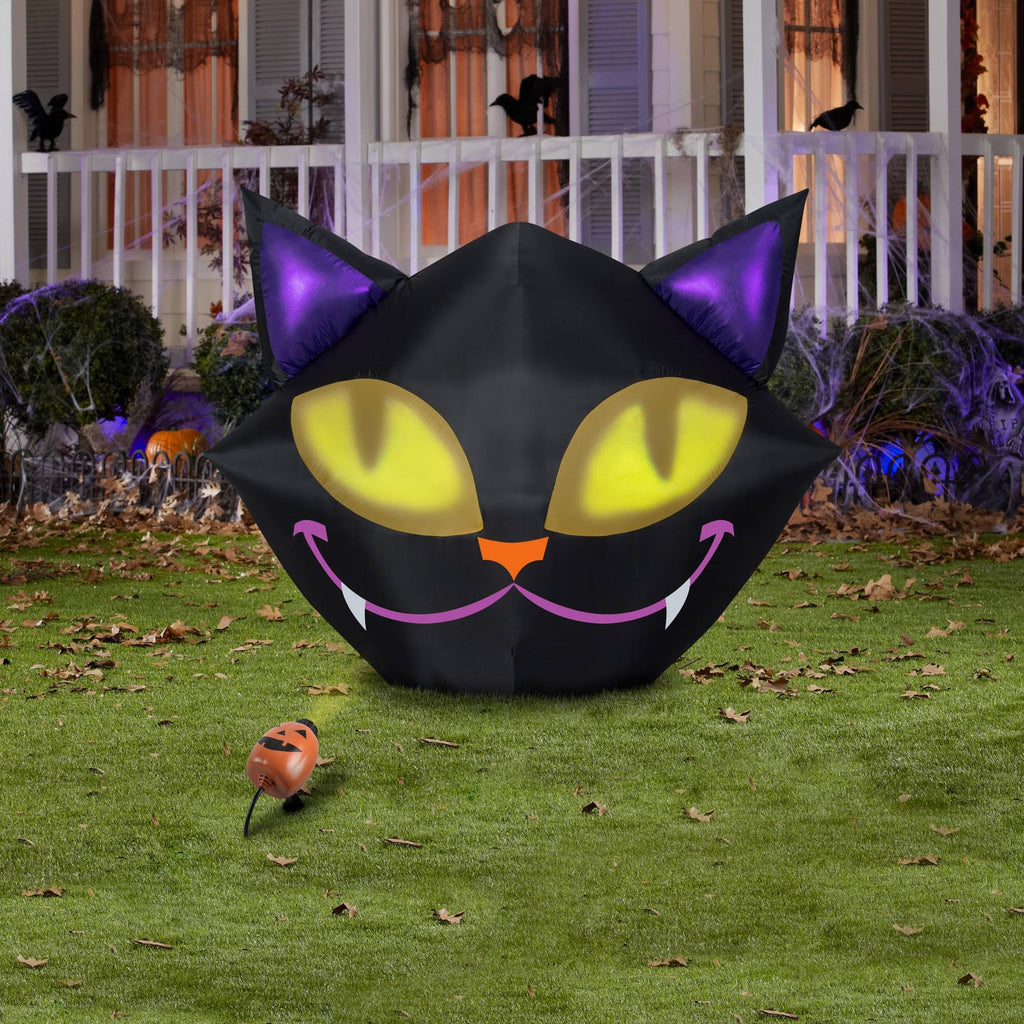 Smiling Cat Yard Inflatable 4 ft G67396