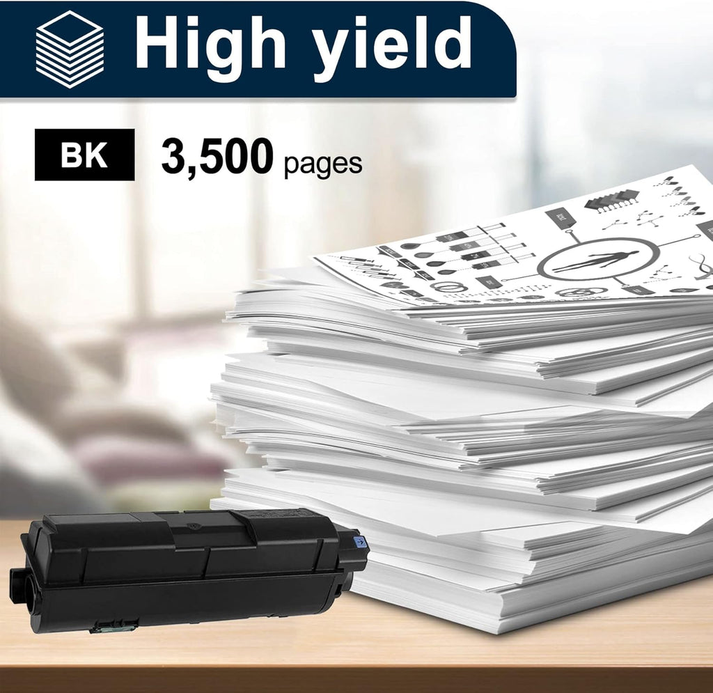 Toner 3 Pack Ink Cartridge for Kyocera Printer T18056