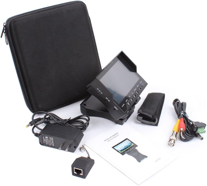 Handheld 4.3 TFT LCD CCTV Analog Camera Tester 12V Output RJ45 Cable Test Monitor Pack of 2 S18848
