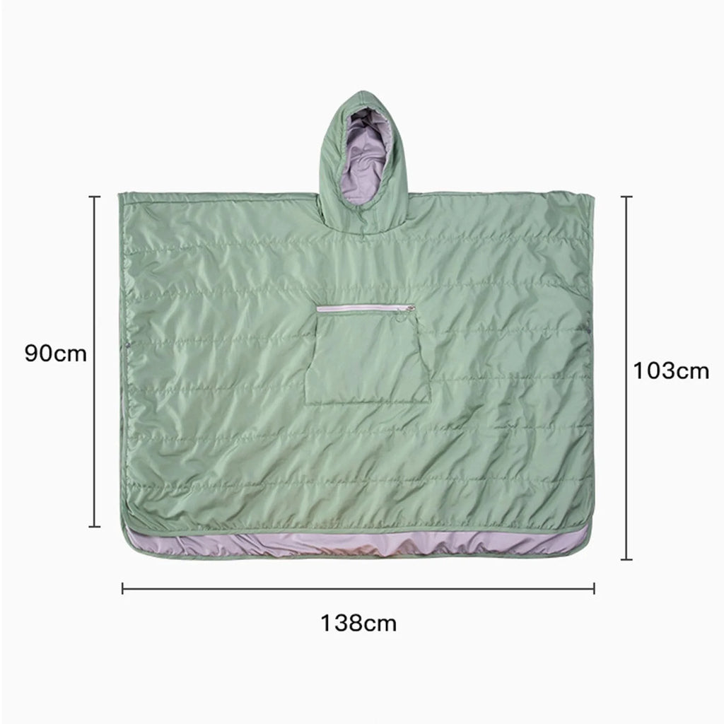 Hooded Sleeping Bag Cloak with Hat F515