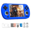 Black 4-inch IPS Screen Retro Handheld Game Console with 64G TF Card and 3200mAh Battery T721