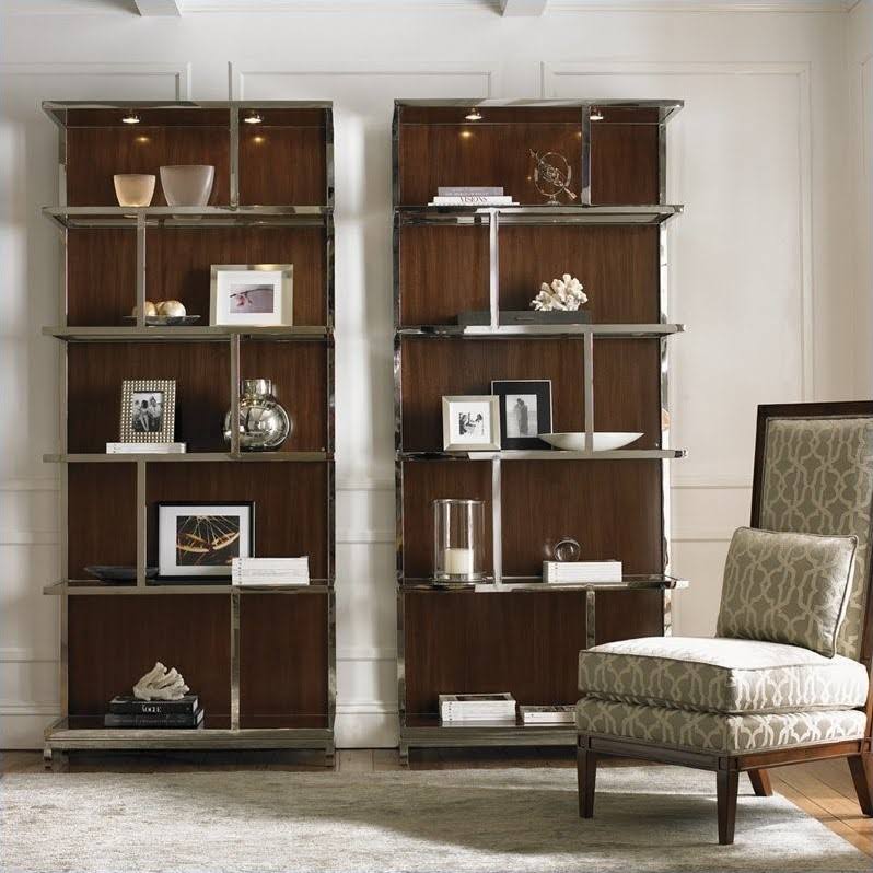 Cashmere Finish Wall Bookcase Y18422