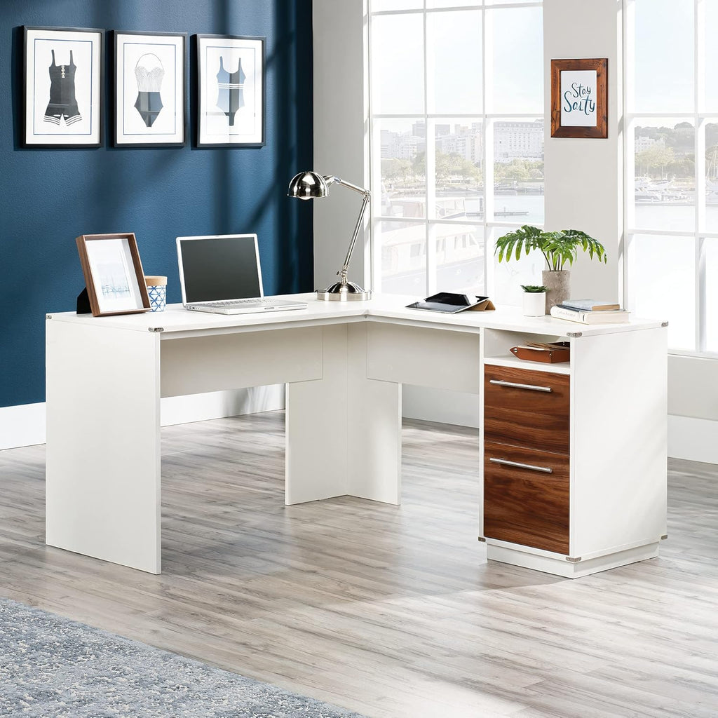 L-Desk, Pearl Oak Finish H11943
