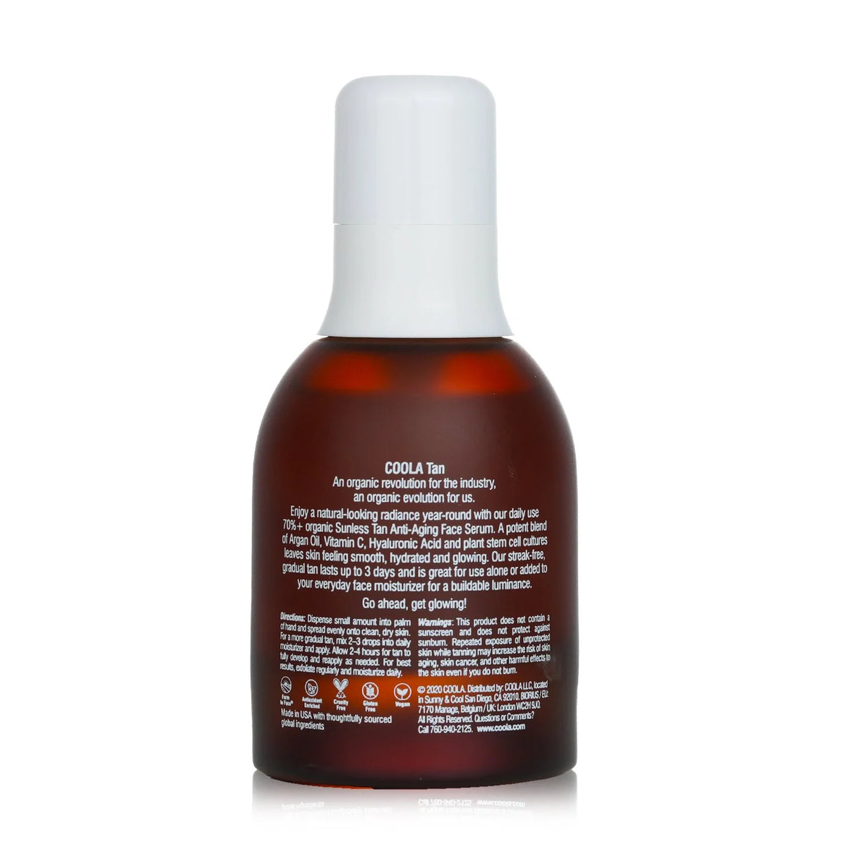 Organic Sunless Tan Face Serum 50ml R501206