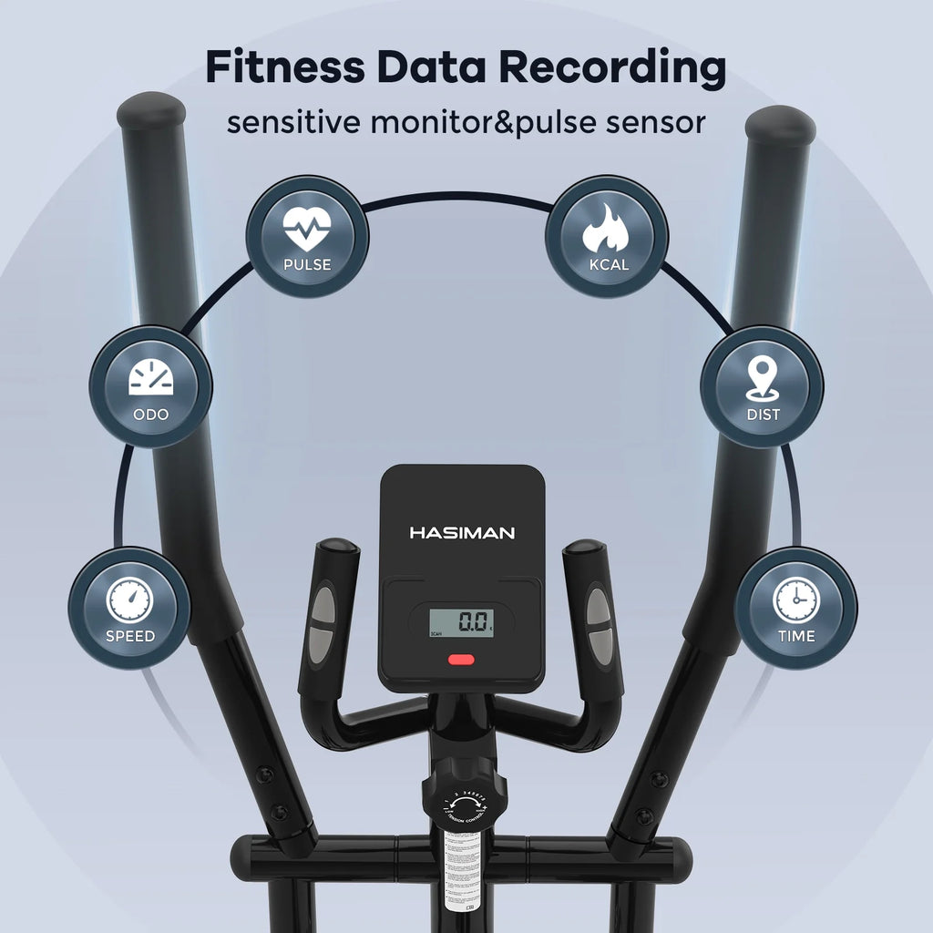 Magnetic Elliptical Exercise Machine with Pulse Rate Grips I69704