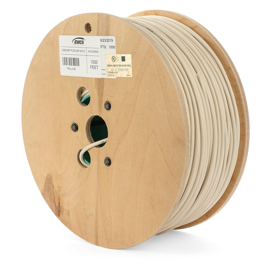 22 AWG 6/C Shielded Sound & Security Cable - 1000 Feet Q95681