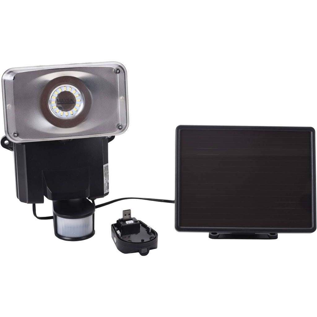 Solar Powered Security Video Camera Floodlight O69625