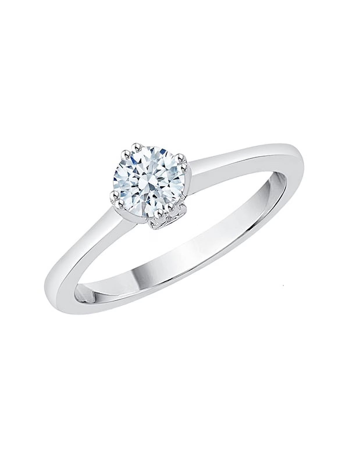 10K Gold Diamond Solitaire Engagement Ring T733369