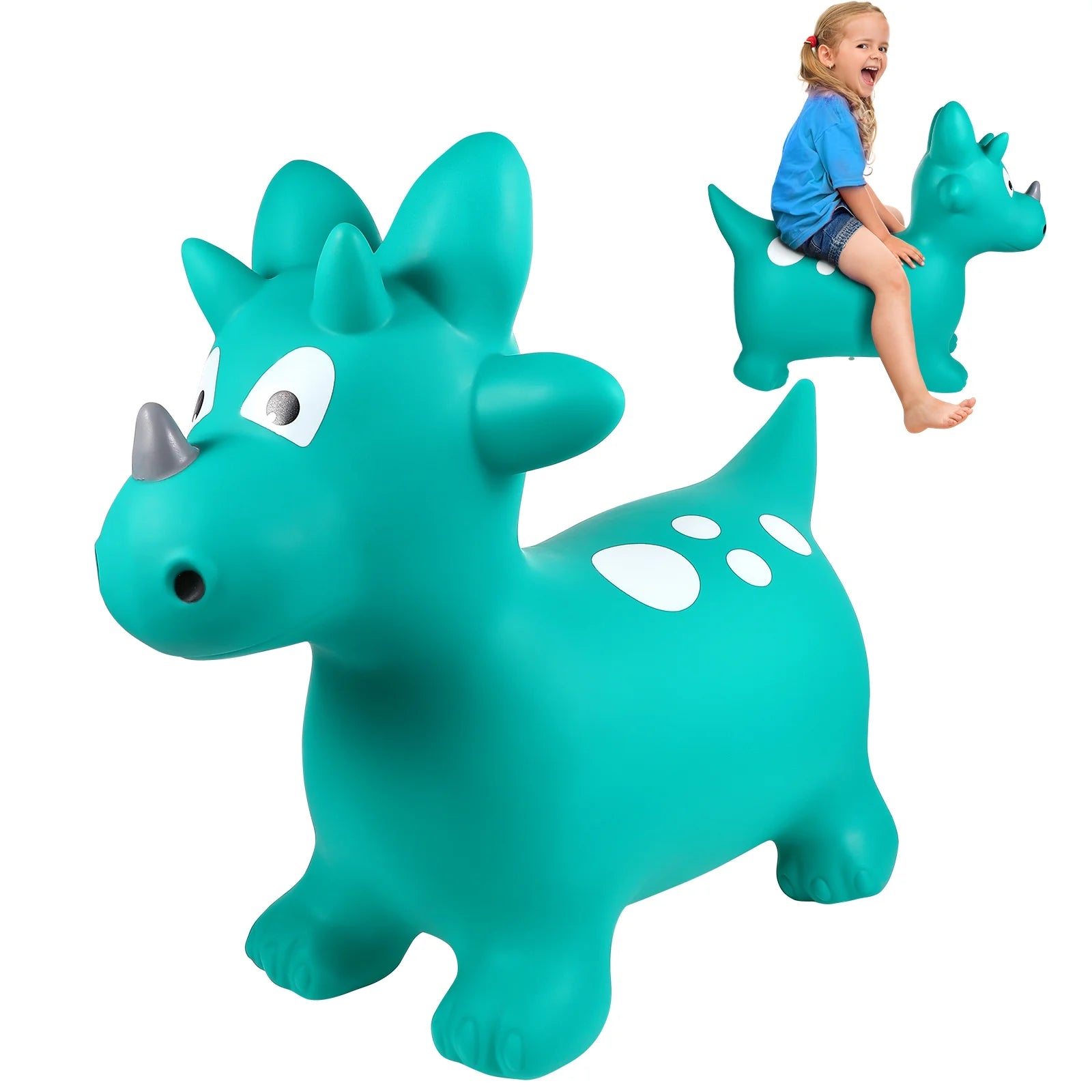 Bouncing Dinosaur Inflatable Hopper Toy Q681958