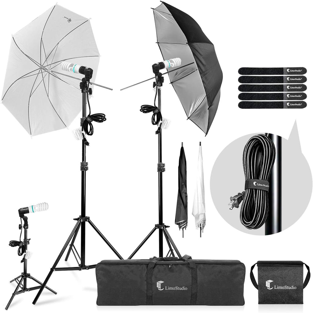 Daylight Umbrella Continuous Lighting Kit with Energy Saving Bulb R5058