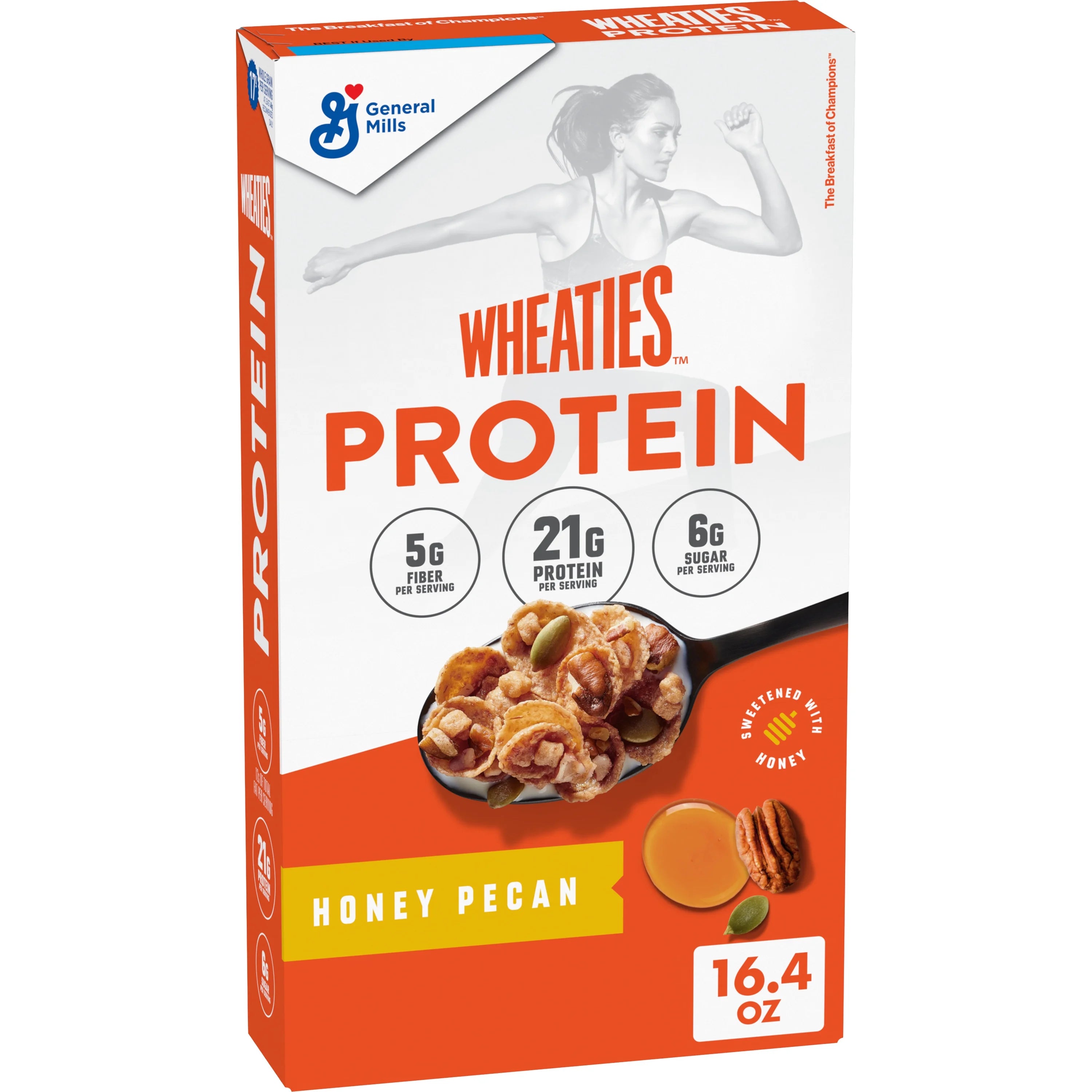 Honey Pecan Protein Breakfast Cereal, 16.4 oz Z82170