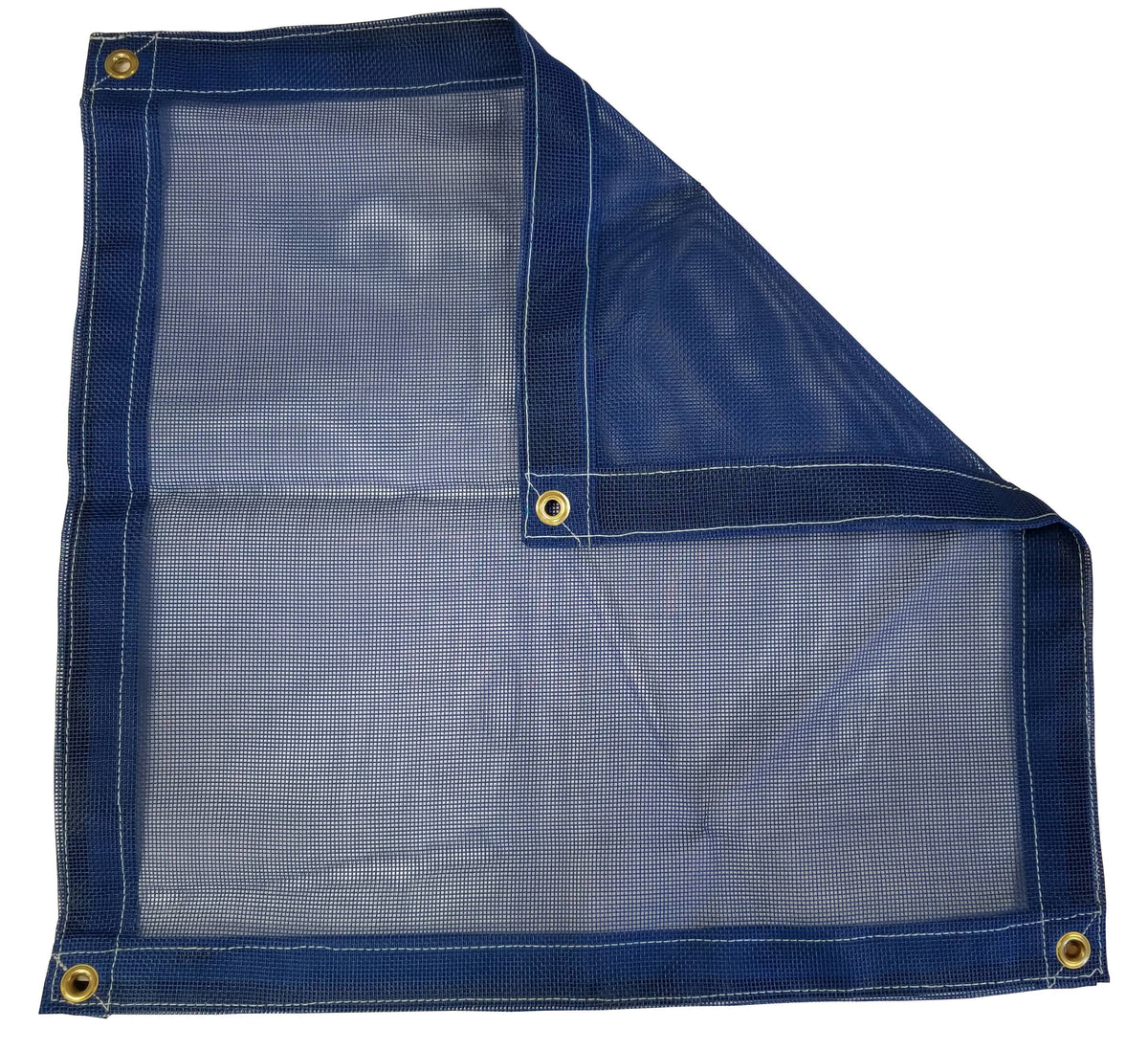 Blue Vinyl Coated Mesh Tarp 10 oz. K2534