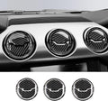 Carbon Fiber Central Control Sticker Interior Trim Accessories X382515