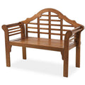 Natural Eucalyptus Wood Garden Bench E17045