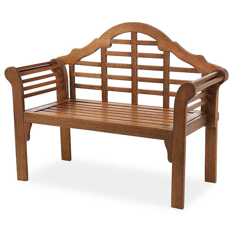 Natural Eucalyptus Wood Garden Bench E17045