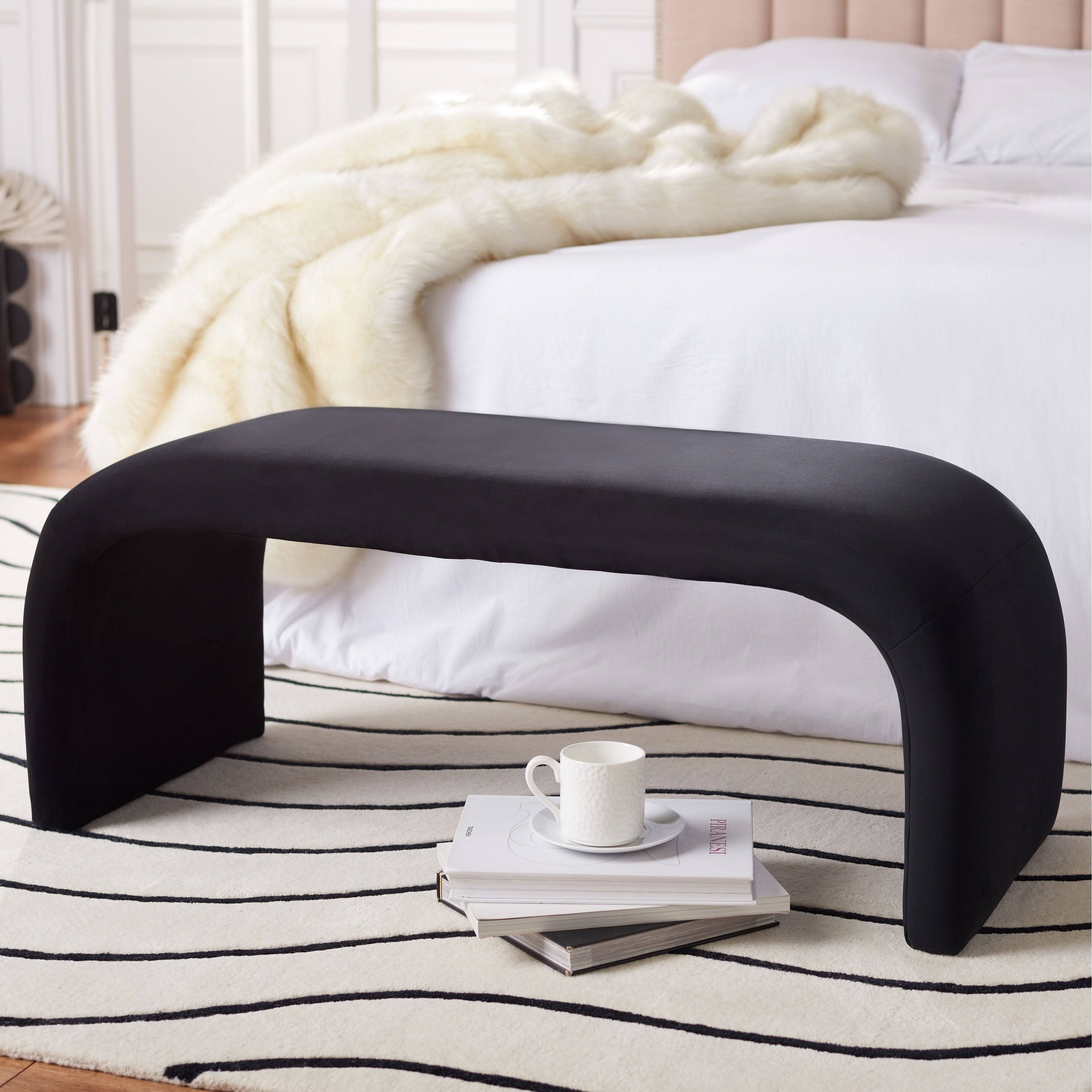 Black Accent Bench D6764