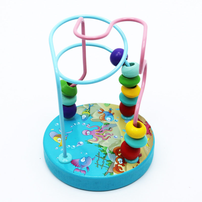 Wooden Colorful Bead Maze Toy E148330