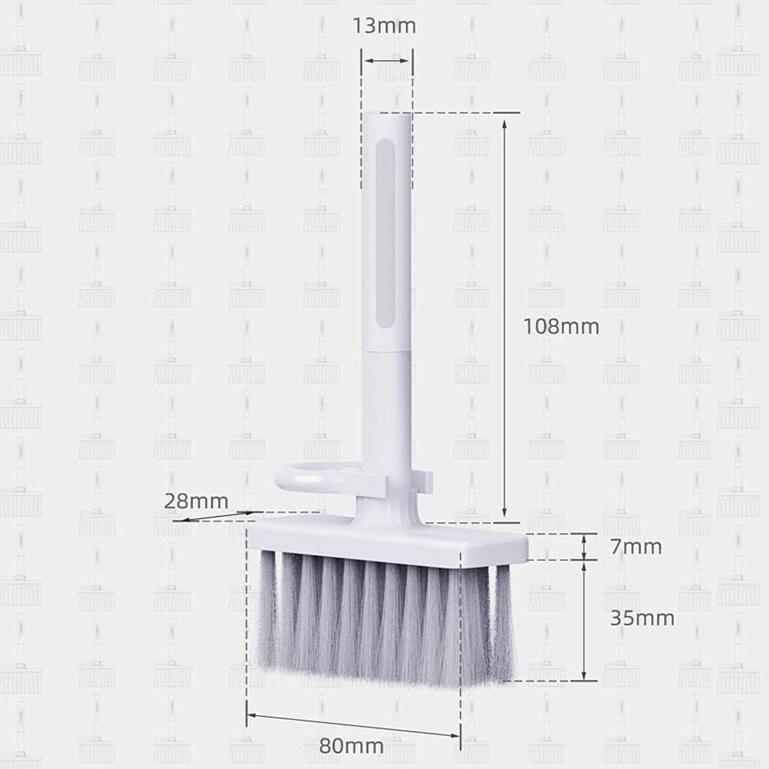 Soft Brush Keyboard Cleaner, 5-in-1 Computer Cleaning Tools Kit, Pack of 2 H122383