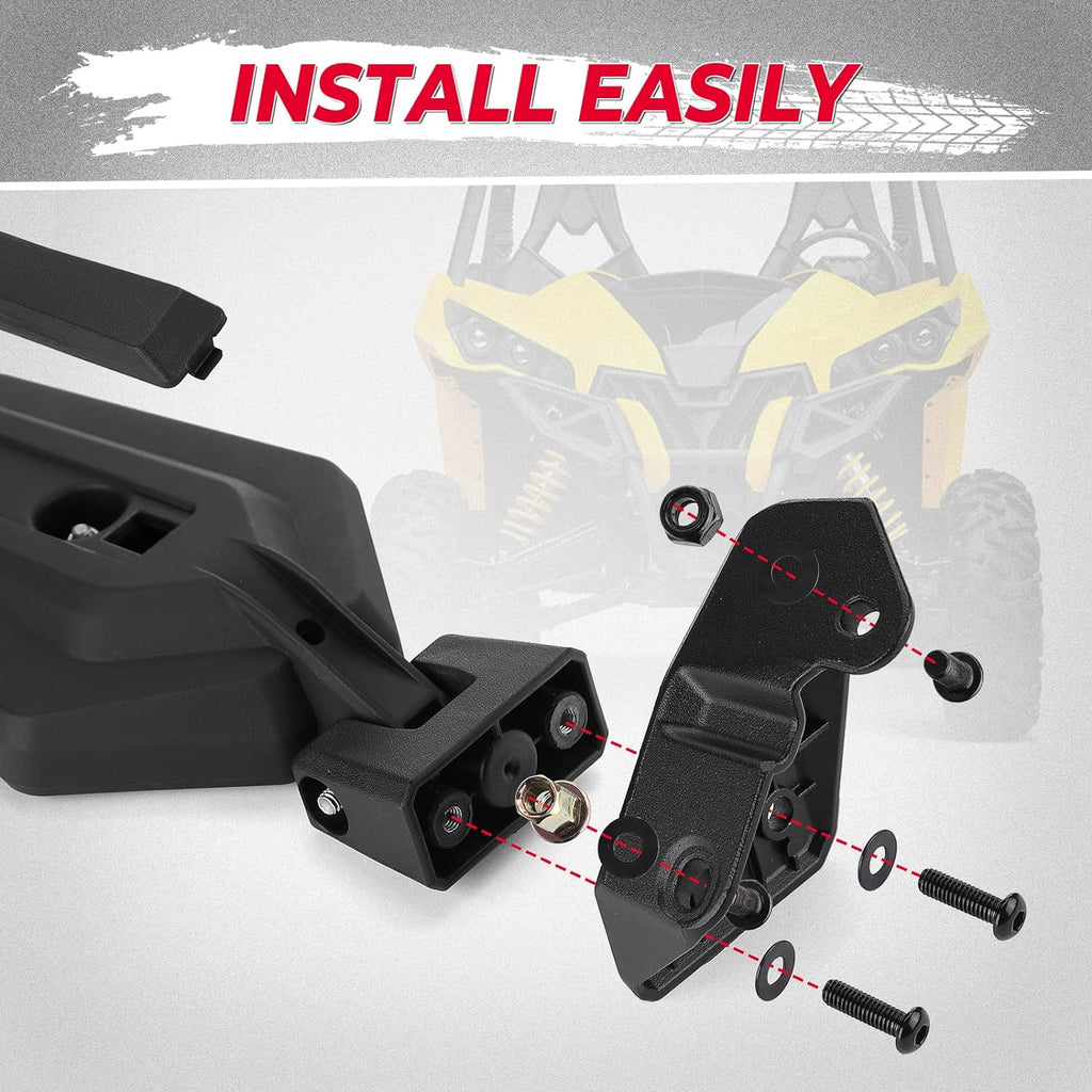 Adjustable Folding Rear View UTV Side Mirrors P254838