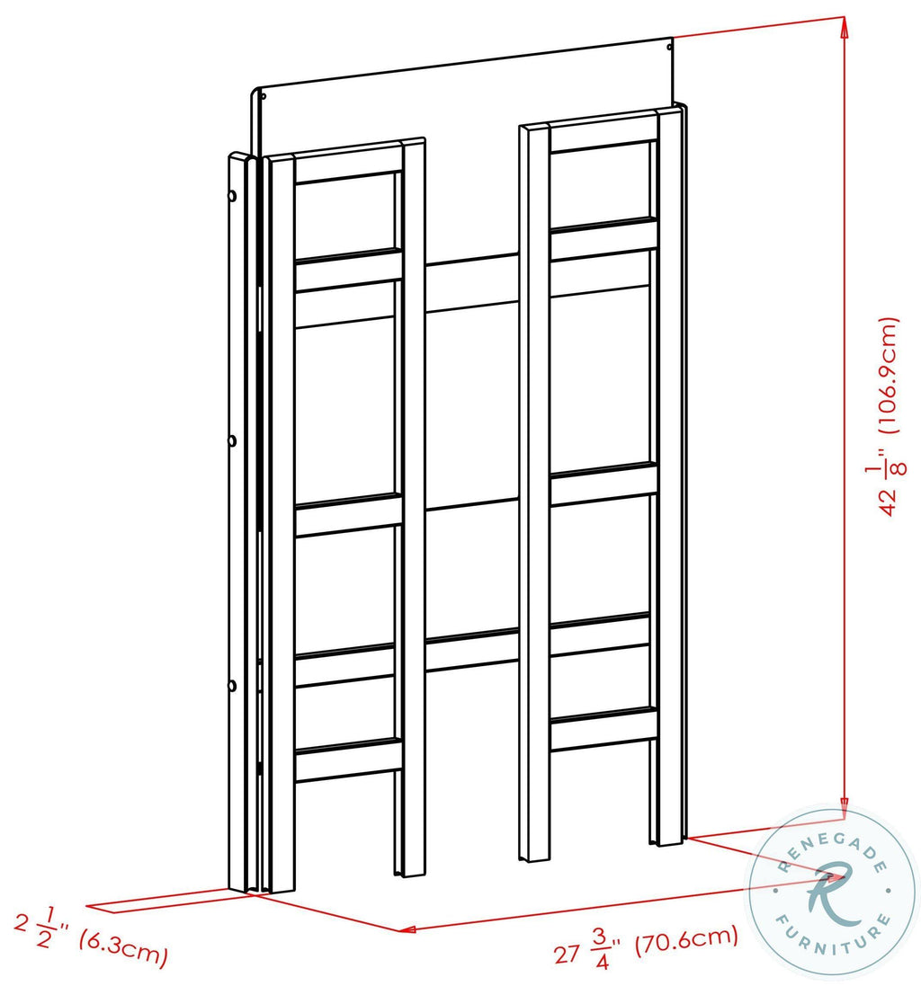 3-Pc Folding Bookcase with Fabric Basket Z65453