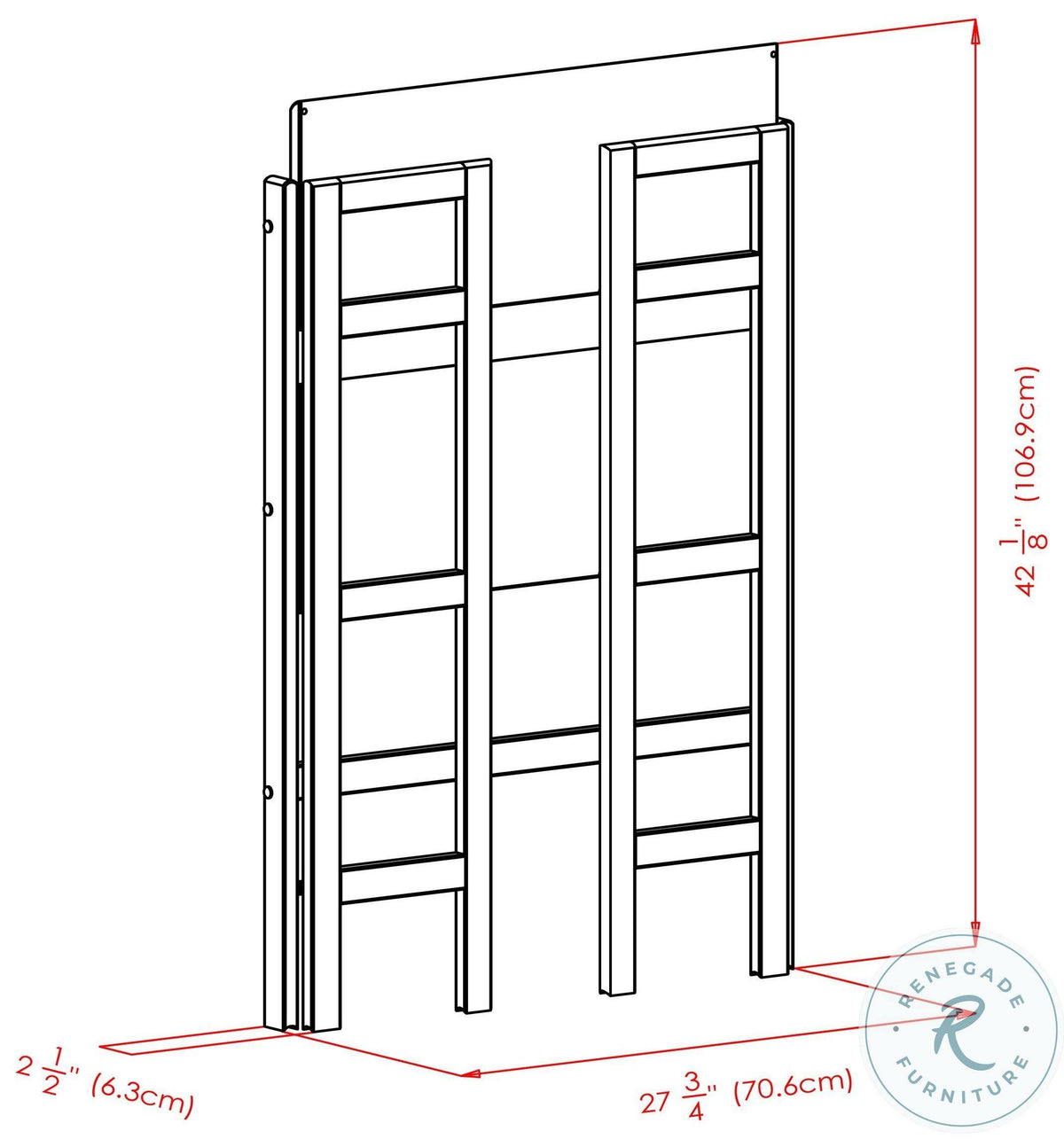 3-Pc Folding Bookcase with Fabric Basket Z65453