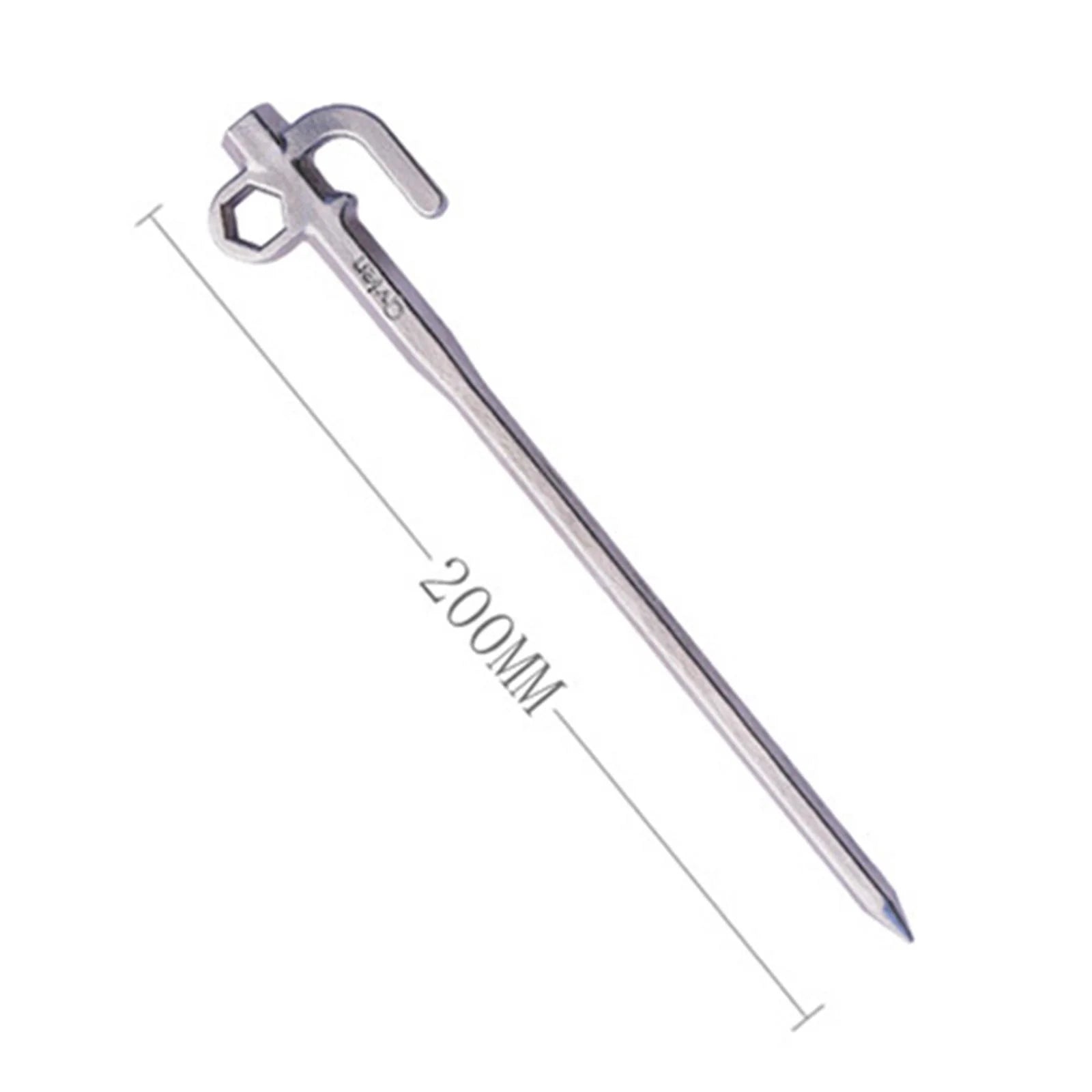 5x Metal Tent Stakes Steel Camping Ground Stakes 20cm D256