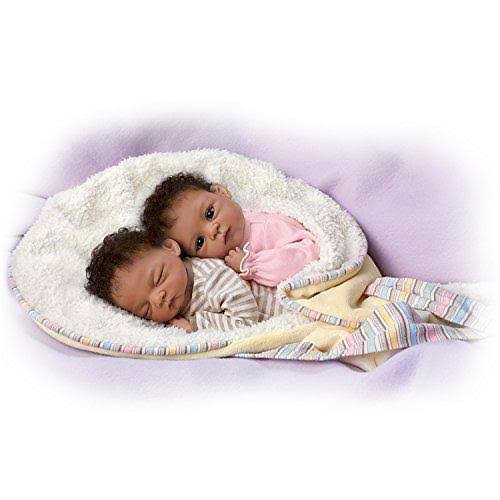 13-Inch Realistic Newborn African-American Baby Doll C58295