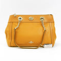 Leather Shoulder Bag Tote Bag Camel S3415