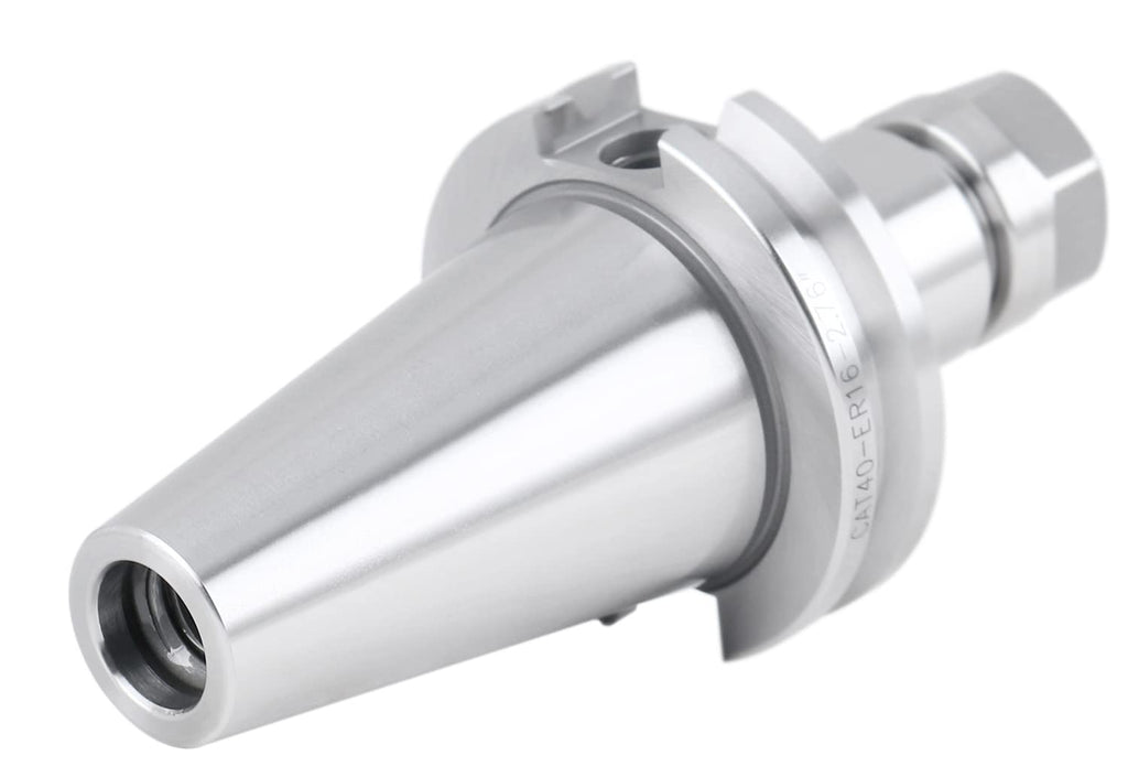Cat40 V-Flange Collet Chuck for Er16 Collets, Draw Bar Thread 5/8-11'', 2.76'' Projection Length S990