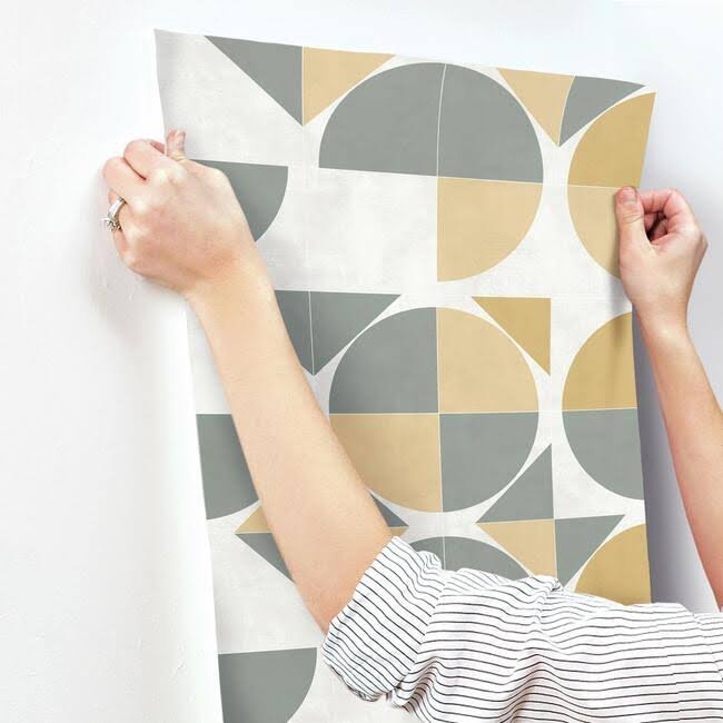 Yellow Radius Wallpaper A835024