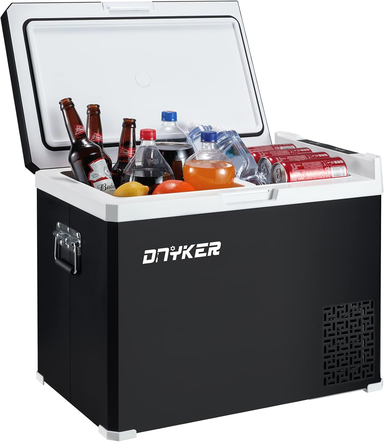 58 Quart Portable Refrigerator, 12/24V DC and 100V to 240V AC N52637