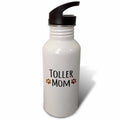 Brown Paw Prints 21 oz Sports Water Bottle T2425