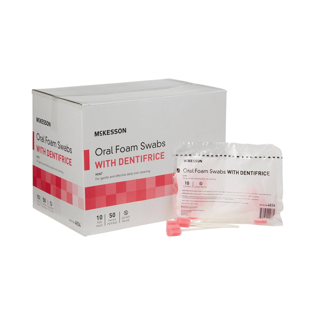 Oral Swabstick with Dentifrice, 1000 / Case V27732
