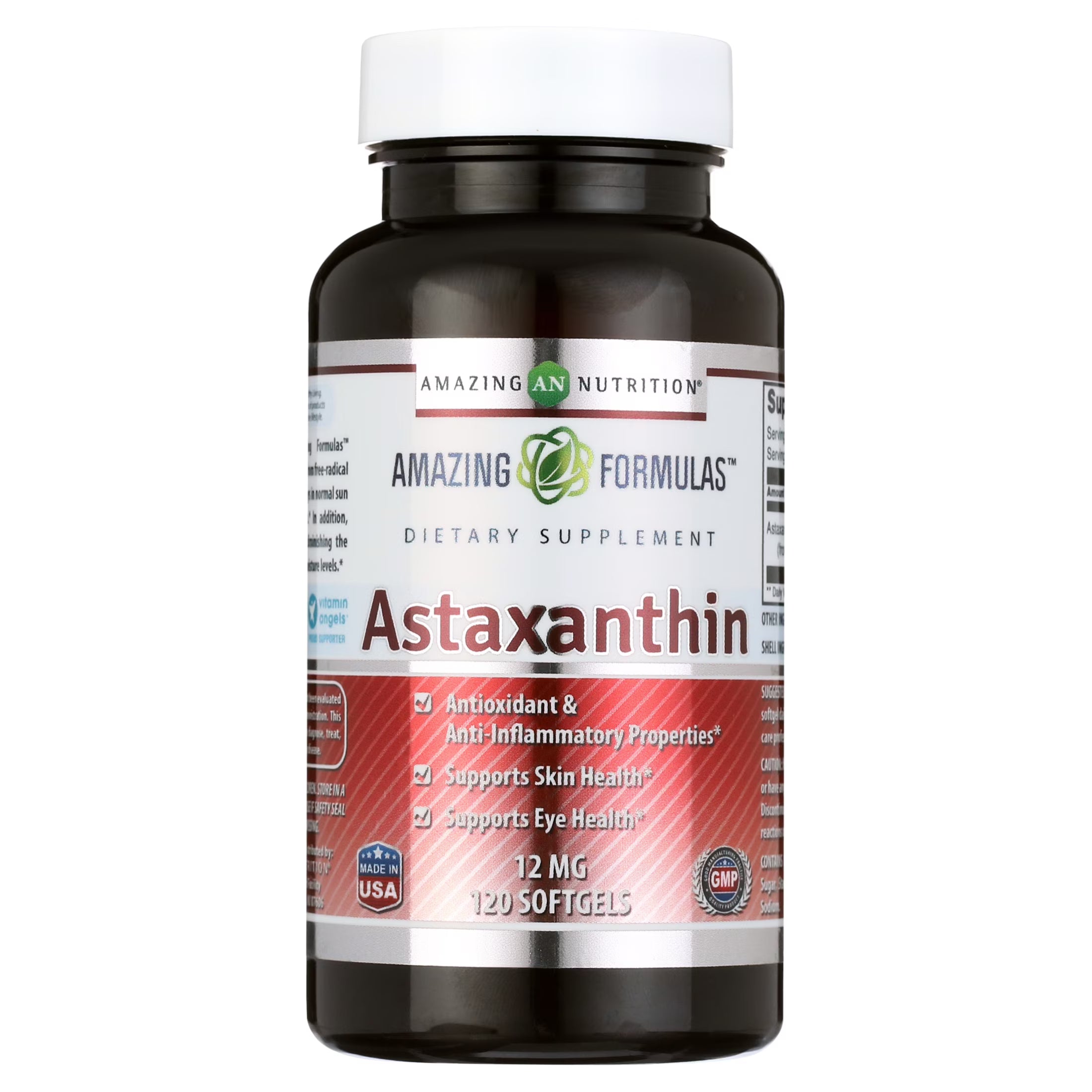 Astaxanthin 12mg 120 Softgels Supplement U753692