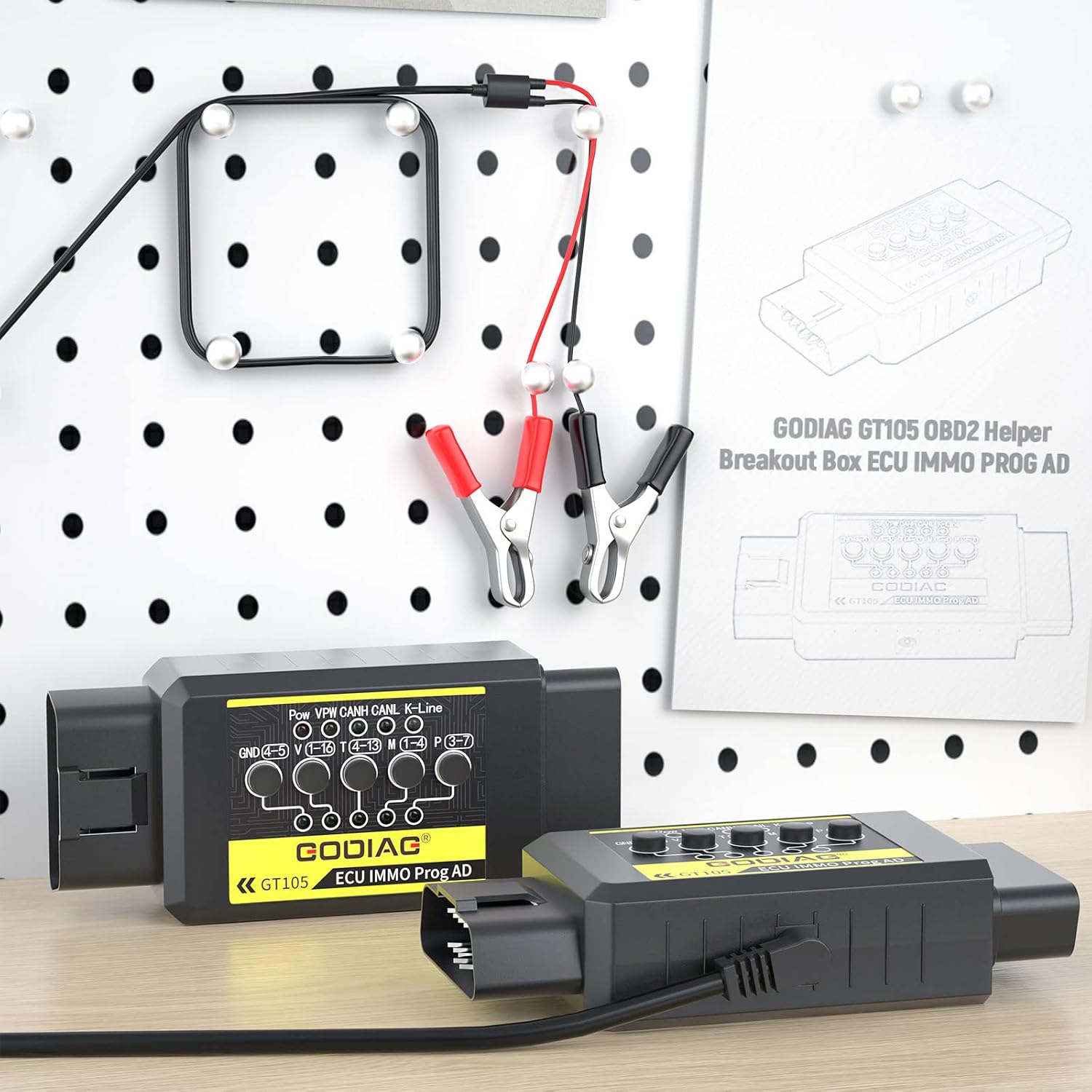ECU IMMO Prog Adapter OBDII Break Out Box ECU Connector Pack of 2 K565727
