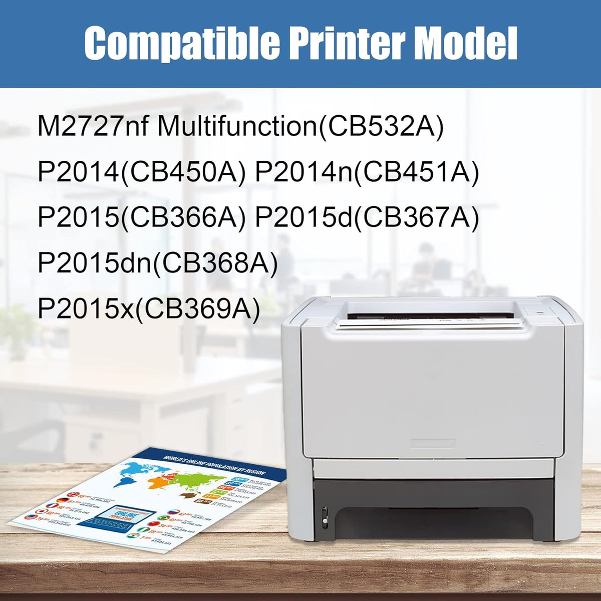 Black Compatible Toner Cartridge E106