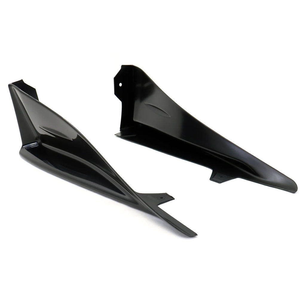 Unpainted Black ABS Side Skirt Spats 2Pieces Z941648