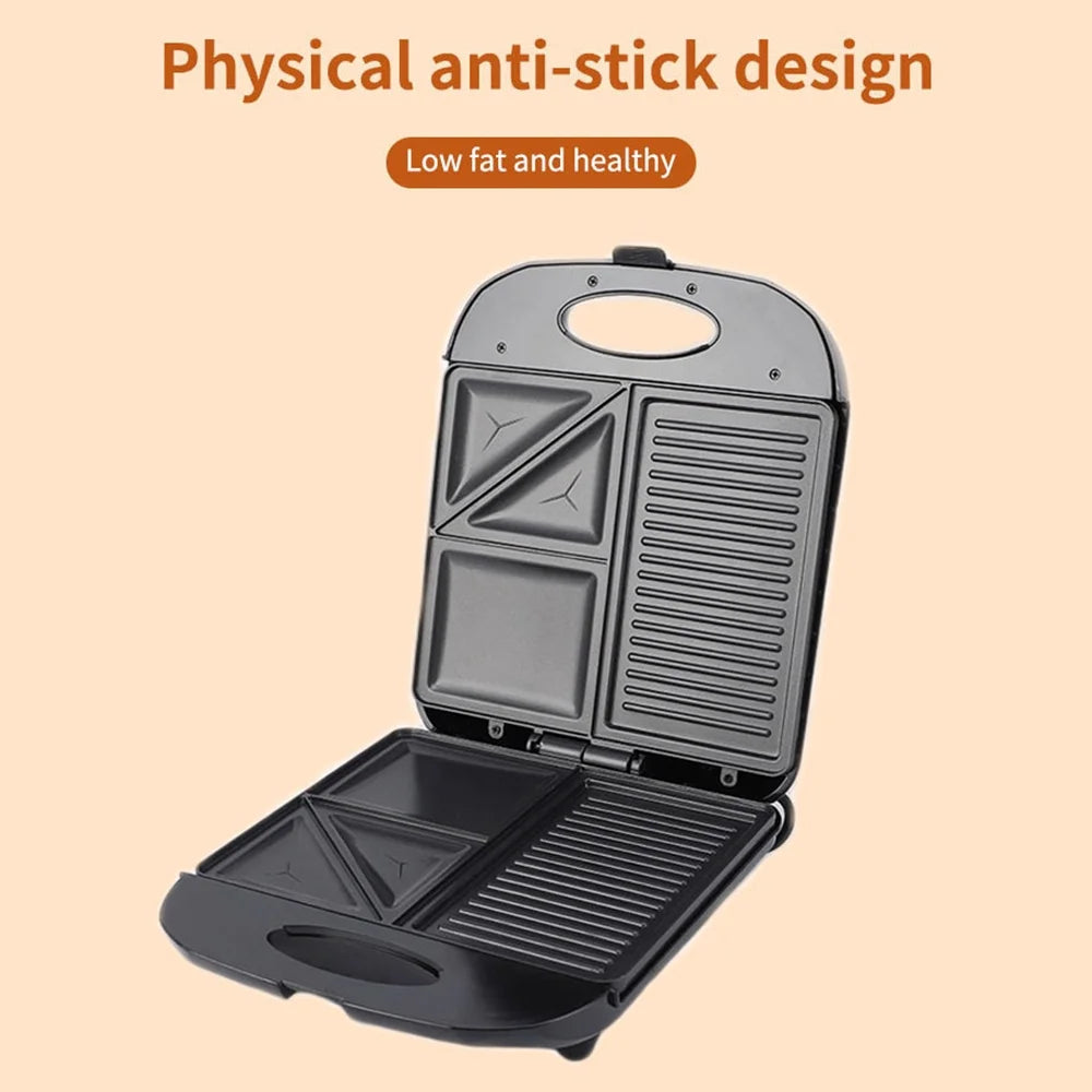 Bread Machine Waffle Maker with Non-Stick Coating C518