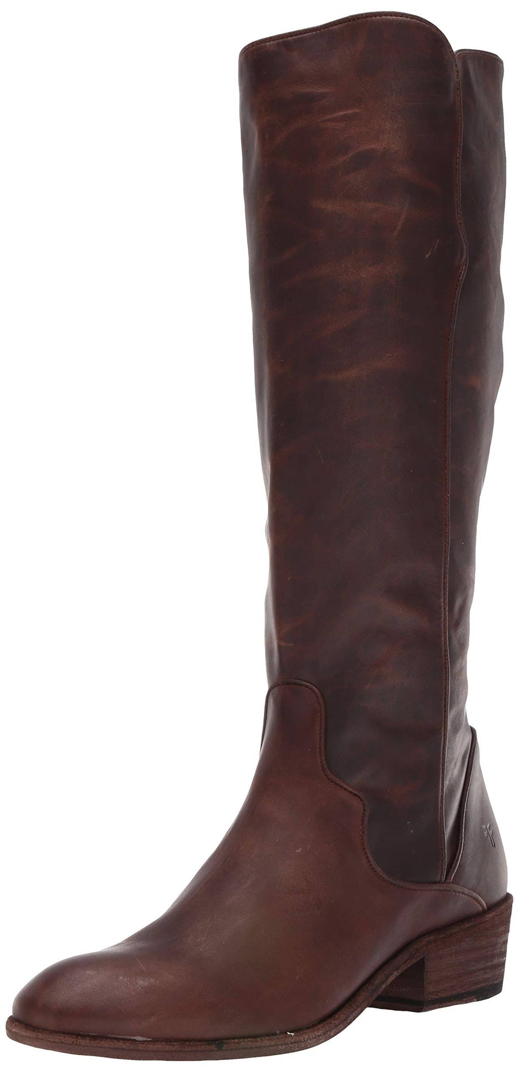 Dark Brown Tall Wide Calf Boots Q3411