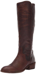 Dark Brown Tall Wide Calf Boots Q3411
