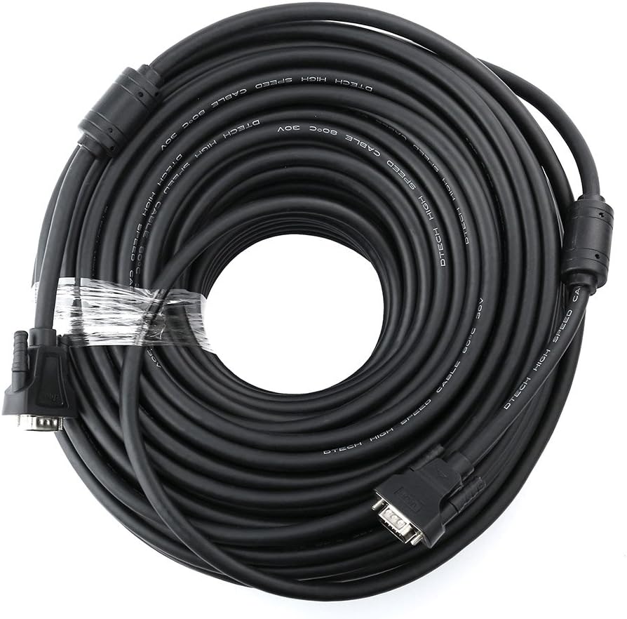 Black 46m VGA Cable Male to Male Z6648