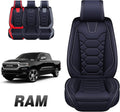 Black Faux Leather Custom Fit Seat Cover for RAM Pick-up Truck B634