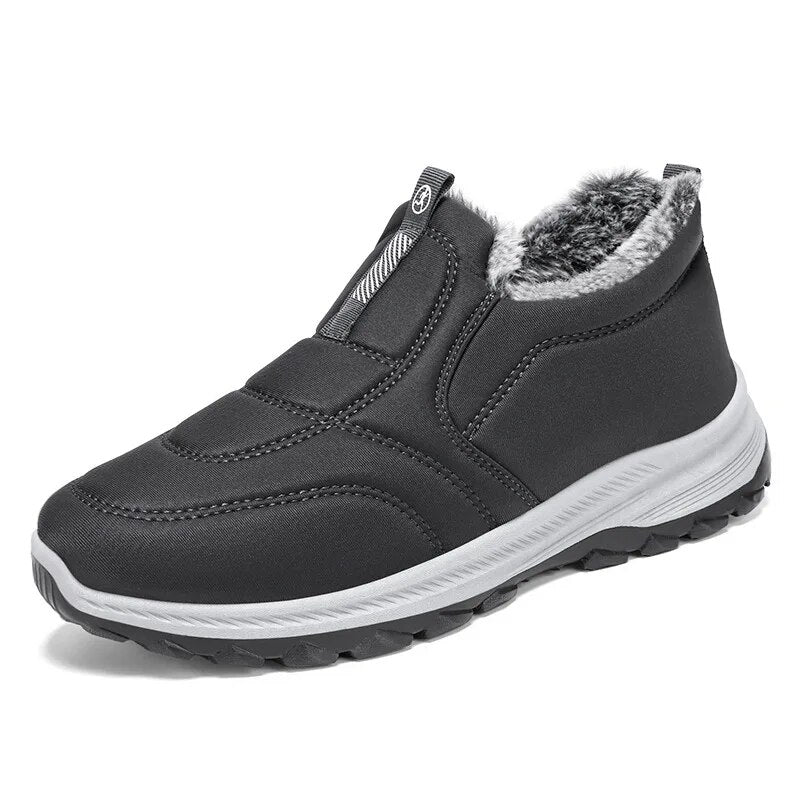 Purple Cotton Waterproof Anti Slip Snow Boots B30708