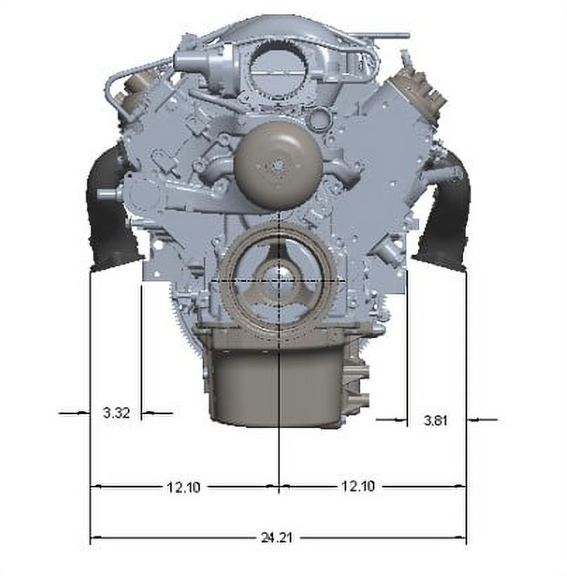 Center Dump Natural Exhaust Manifolds J8189