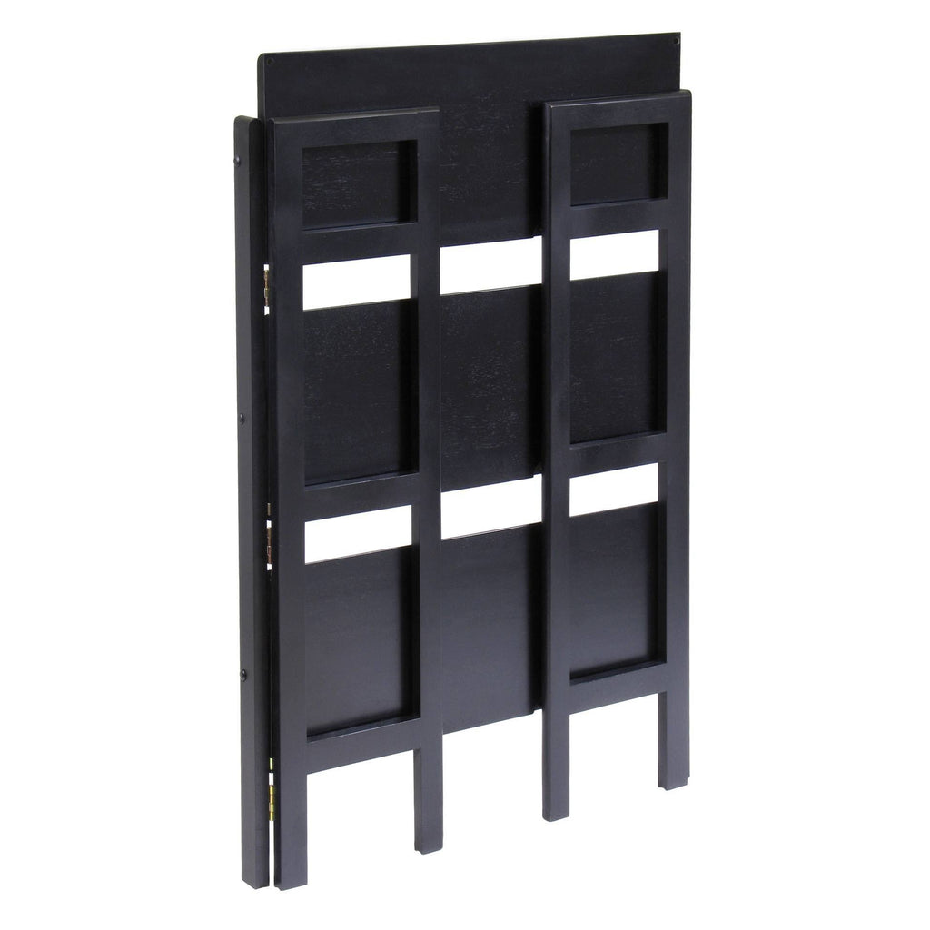 3-Pc Folding Bookcase with Fabric Basket Z65453